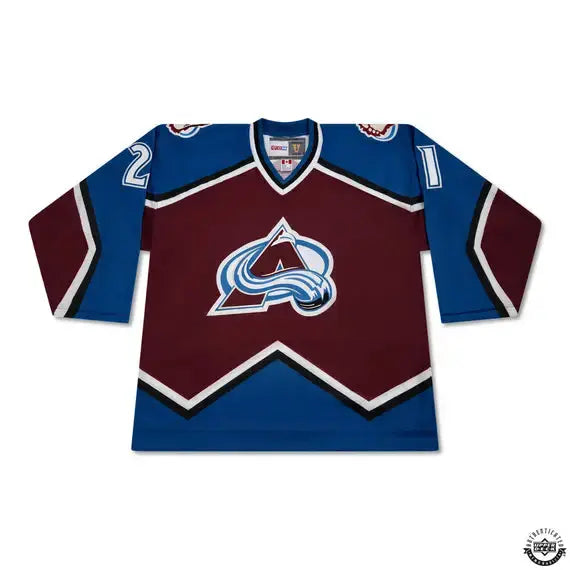 Peter Forsberg Autographed Authentic Red CCM Colorado Avalanche Jersey
