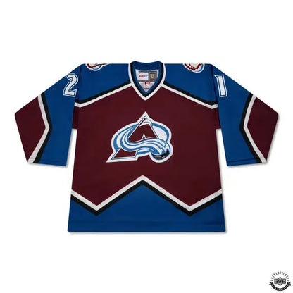 Peter Forsberg Autographed Authentic Red CCM Colorado Avalanche Jersey