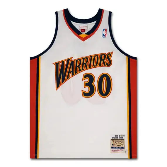 Stephen Curry Autographed 2009-10 Golden State Warriors White Authentic Mitchell & Ness Jersey